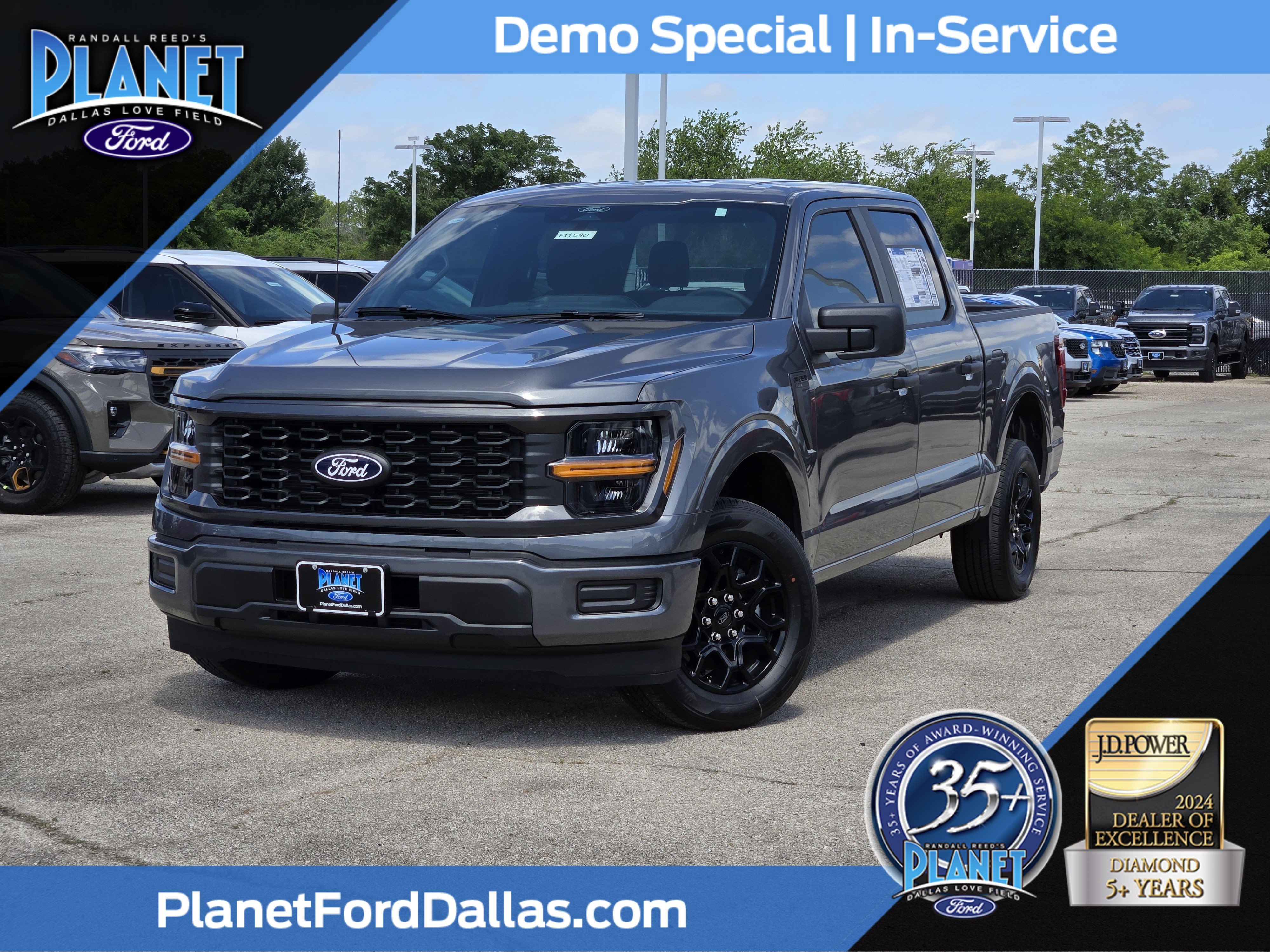 New 2026 Carbonized Gray Metallic Ford STX image 1
