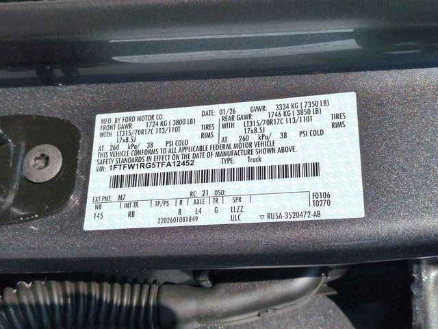 Used 2026 Gray Ford Raptor image 38
