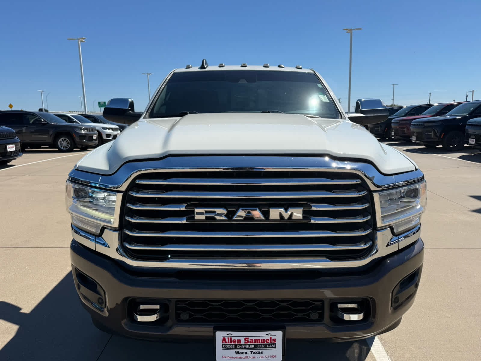 Used 2022 Pearl White Ram Longhorn image 3