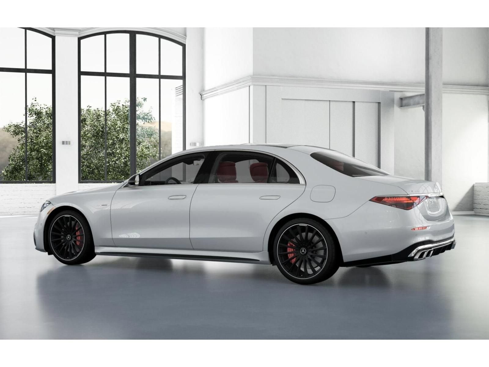 New 2026 MANUFAKTUR Moonlight White Metallic Mercedes-Benz S 63 E AMG® image 77