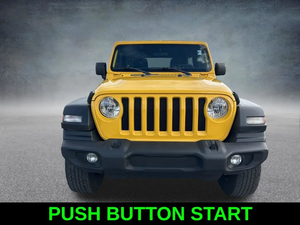 Certified Used 2020 Yellow Jeep Unlimited Sport S image 9