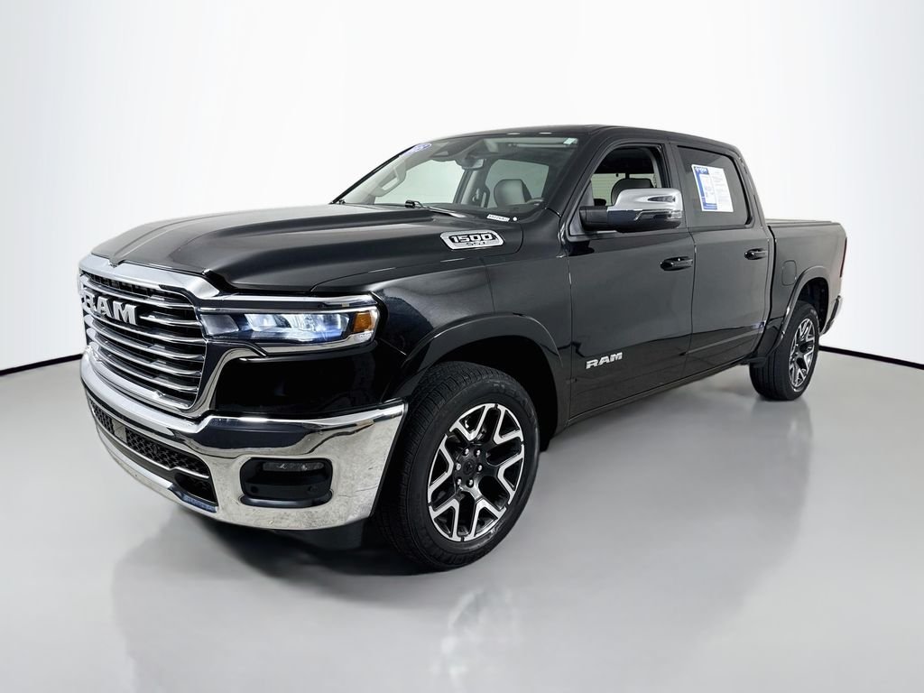 Used 2025 Diamond Black Crystal Pearlcoat Ram Laramie image 9
