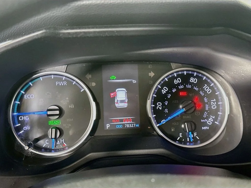 Used 2022 Midnight Black Metallic Toyota Hybrid LE image 12