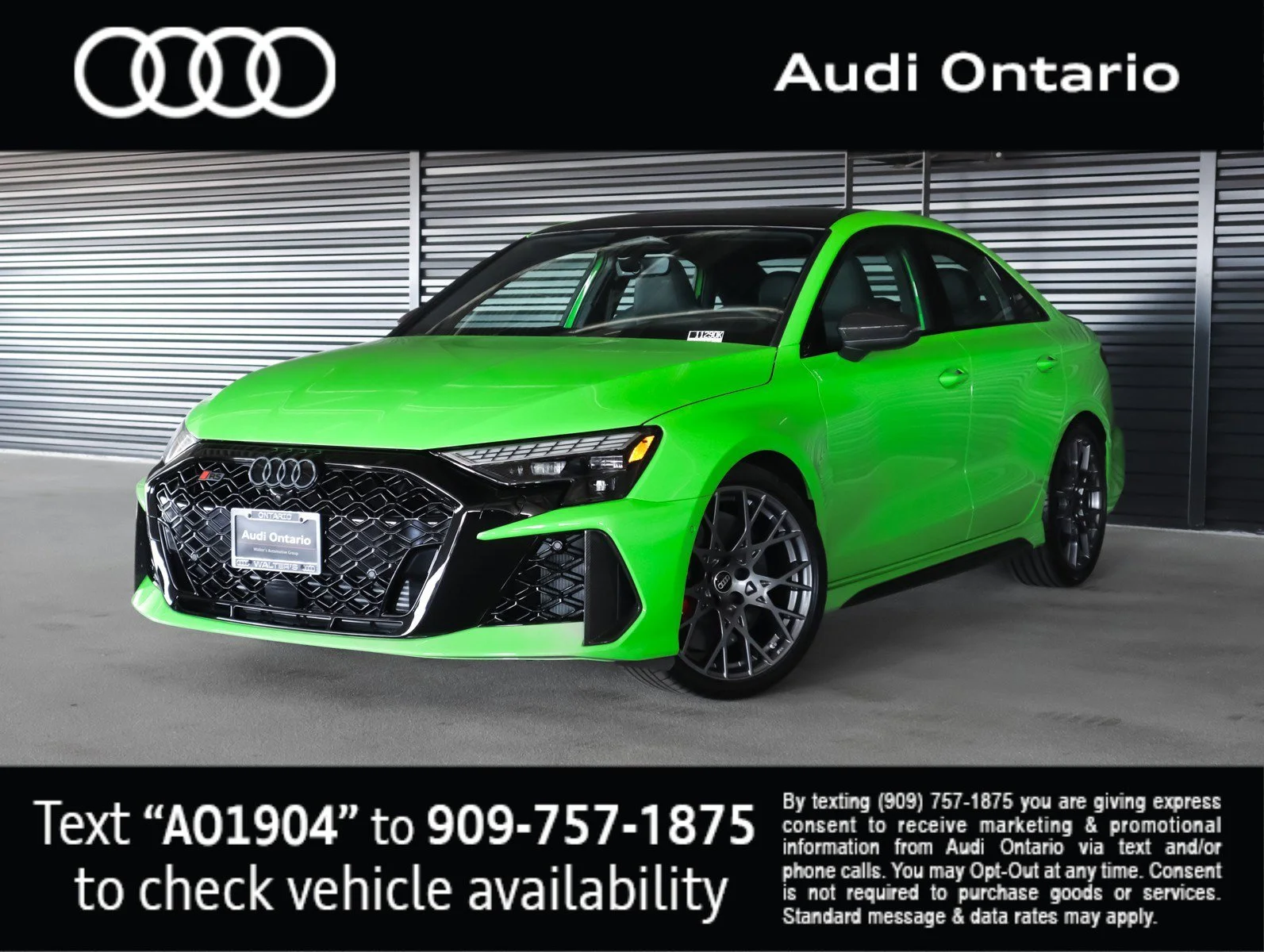 New 2026 Kyalami Green Audi  image 1