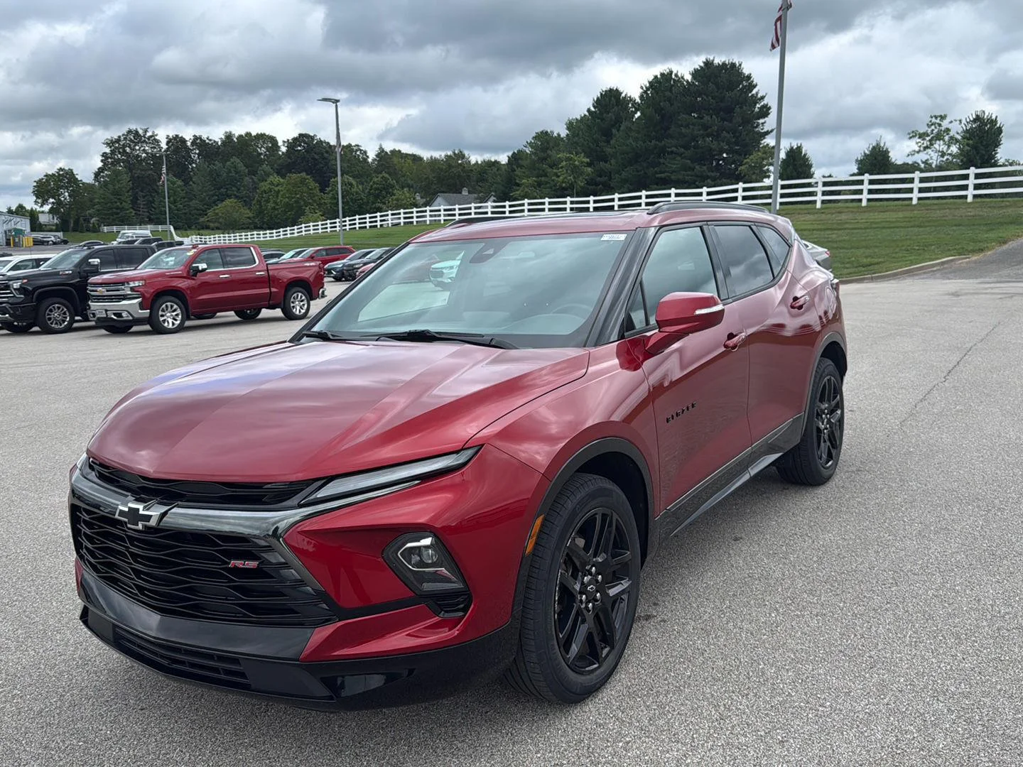 Used 2023 Radiant Red Tintcoat Chevrolet RS image 2