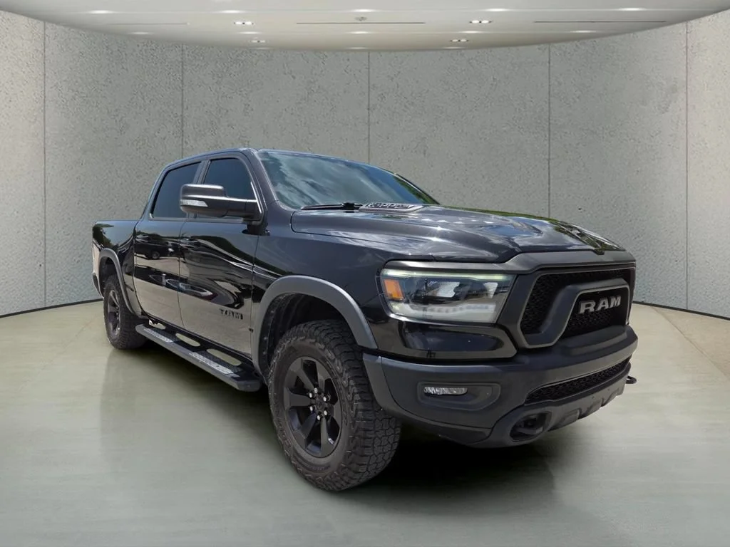 Used 2021 Diamond Black Crystal Pearlcoat Ram Rebel image 13