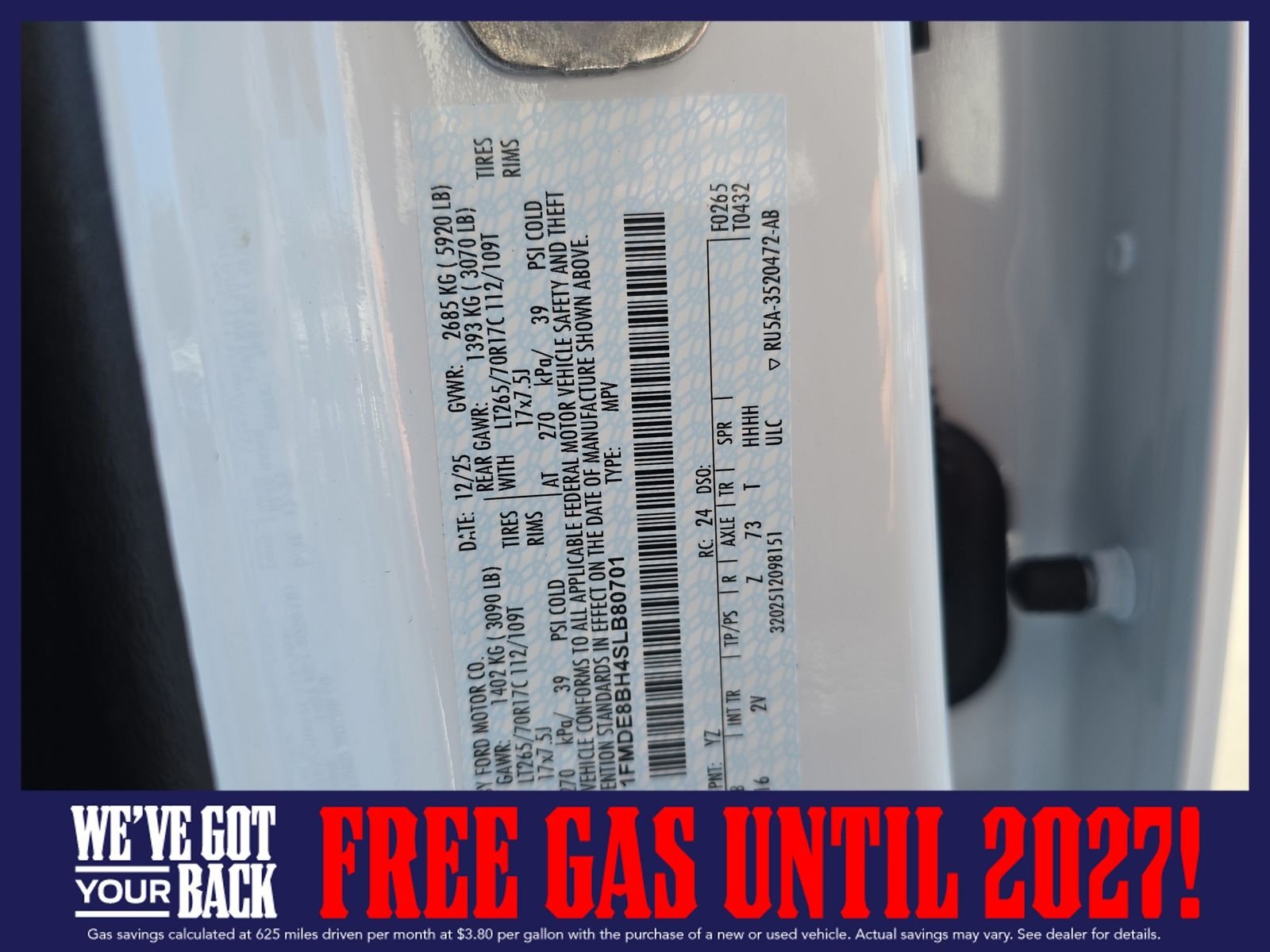New 2025 Oxford White Ford Outer Banks image 27