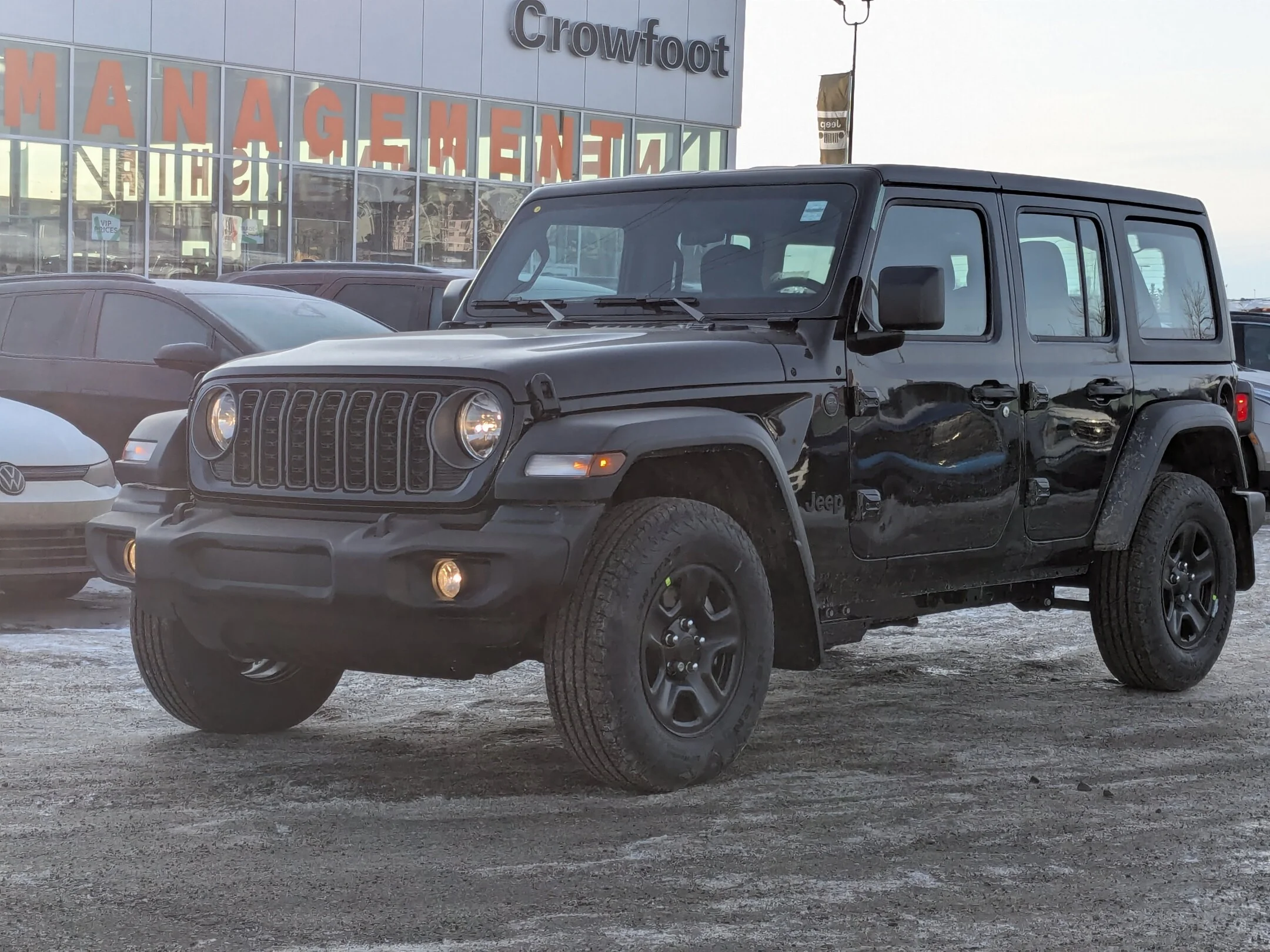 New 2026 Black Jeep Sport - - Black Freedom Hardtop - 8-Spd Auto - 12.3 Uconnect 5 - Dana M200 Rear Axle & More! image 4