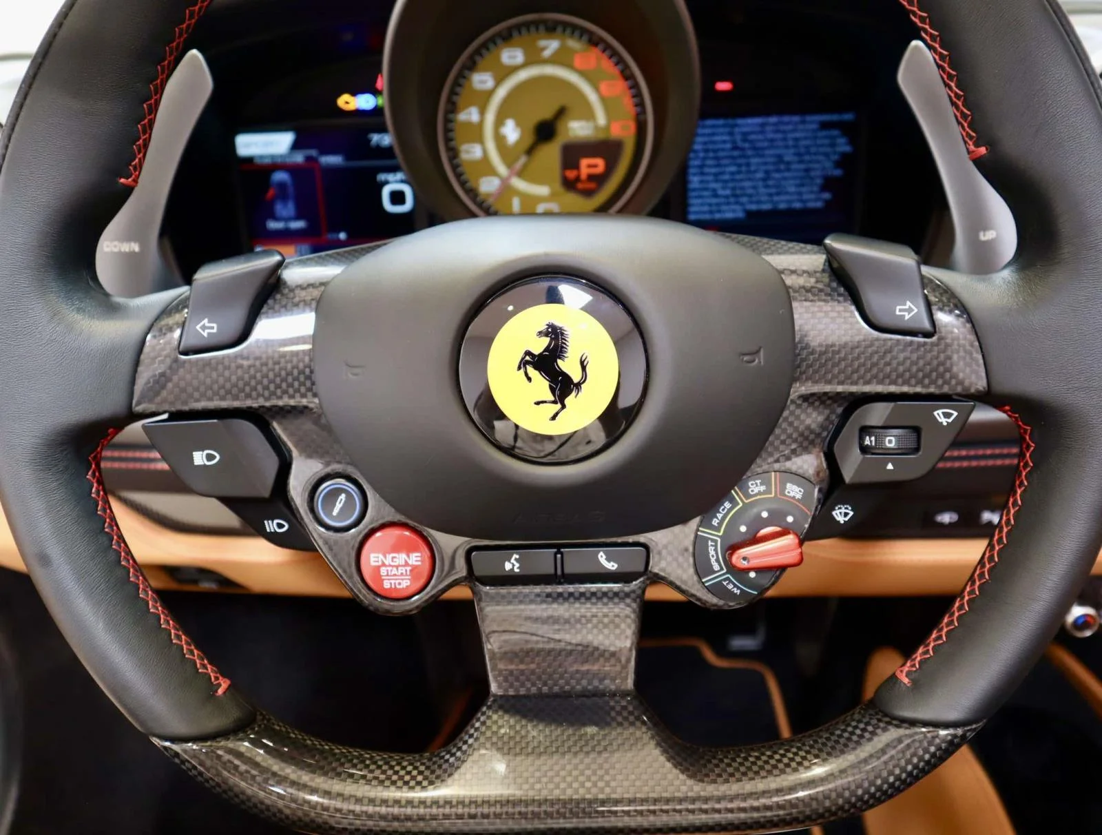 Used 2022 Rosso Corsa Ferrari Convertible image 29