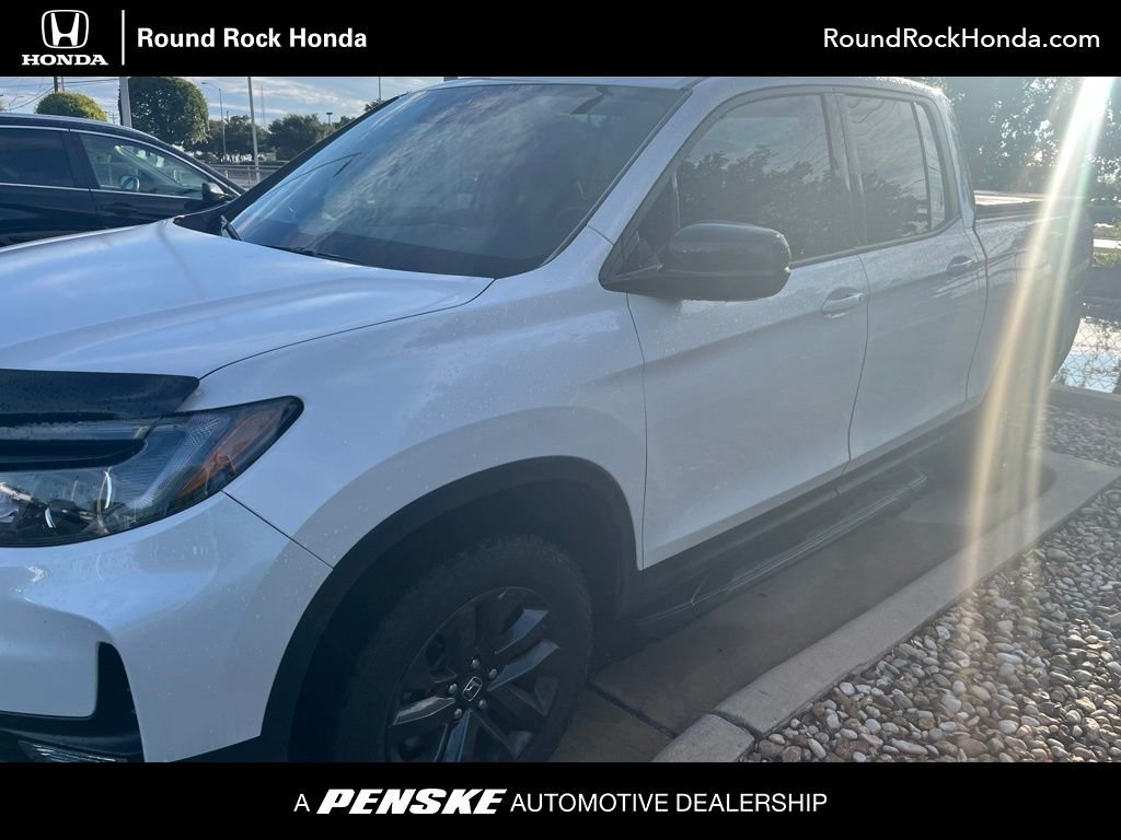 Certified Used 2025 Platinum White Pearl Honda Sport image 1