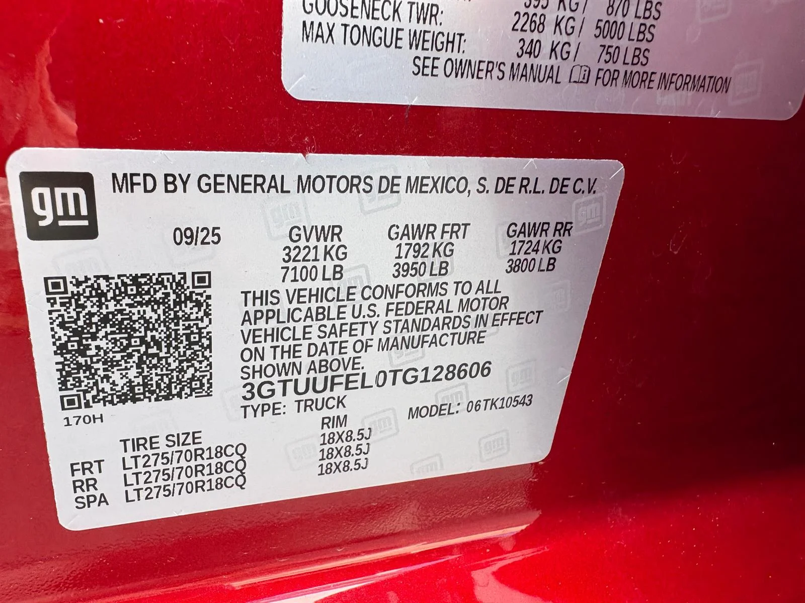 Used 2026 Volcanic Red Tintcoat GMC AT4X image 25