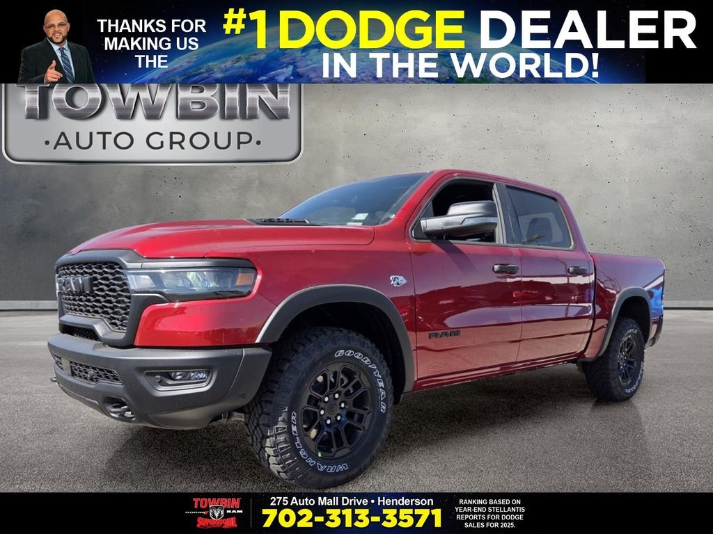 New 2026 Molten Red Pearl-Coat Exterior Paint RAM Rebel image 1