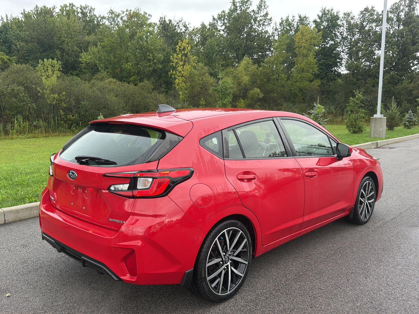 Used 2024 Pure Red Subaru Sport image 4