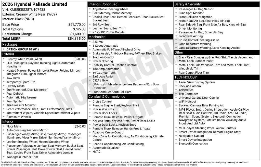 Certified Used 2026 White Hyundai Limited image 4