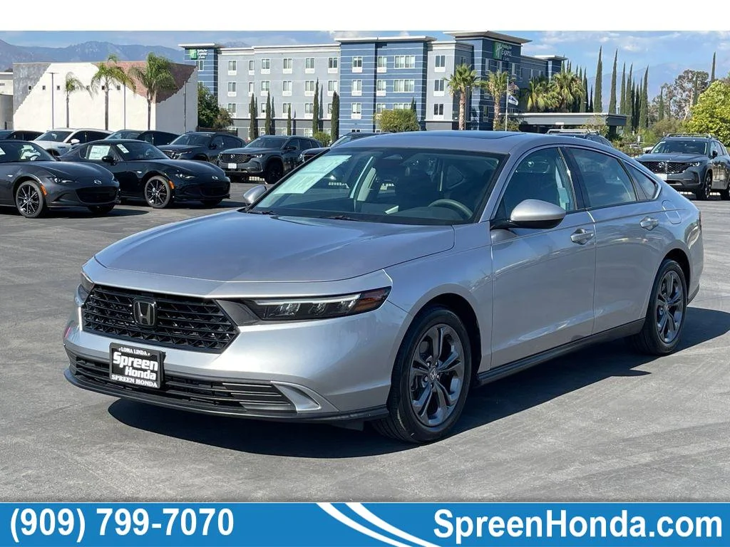 Certified Used 2023 Lunar Silver Metallic Honda EX image 1