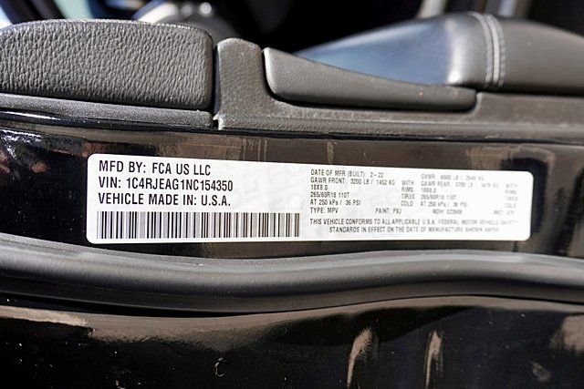 Certified Used 2022 Black Jeep Laredo X image 34