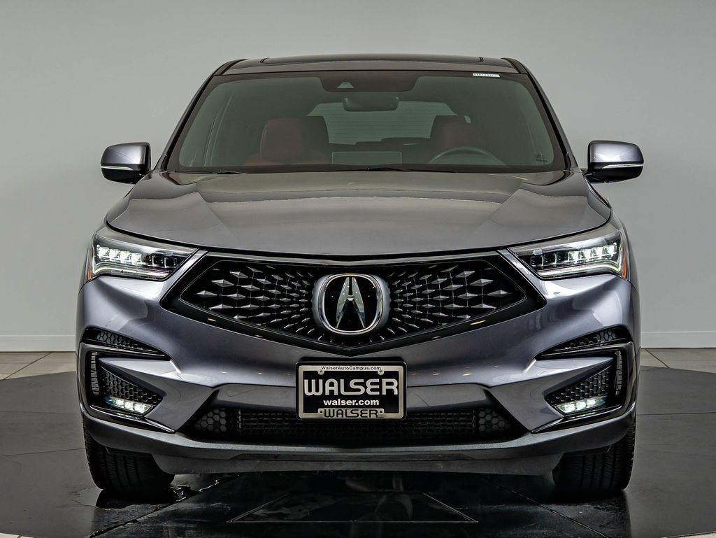 Used 2021 Modern Steel Metallic Acura A-Spec image 2