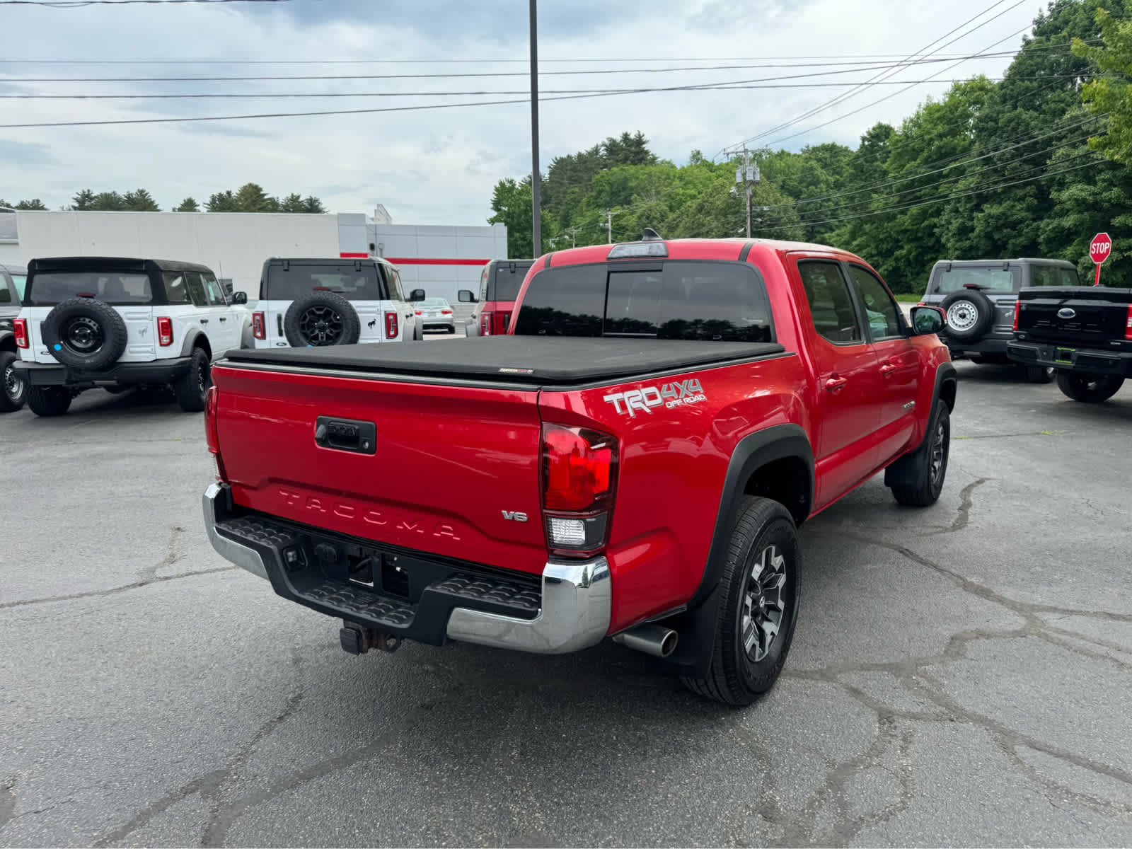 Certified Used 2019 Barcelona Red Metallic Toyota TRD Off Road image 6
