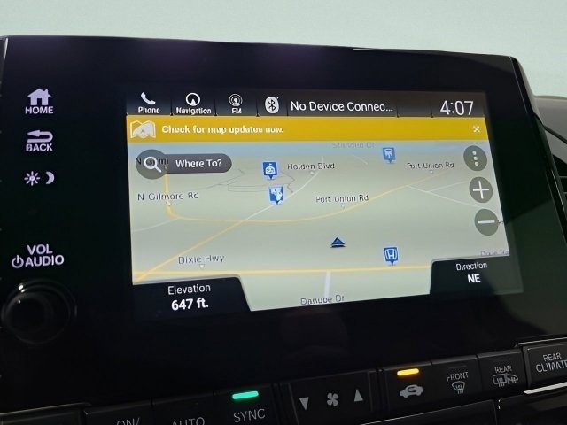 Certified Used 2019 Crystal Black Pearl Honda EX-L w/Navi/RES image 3