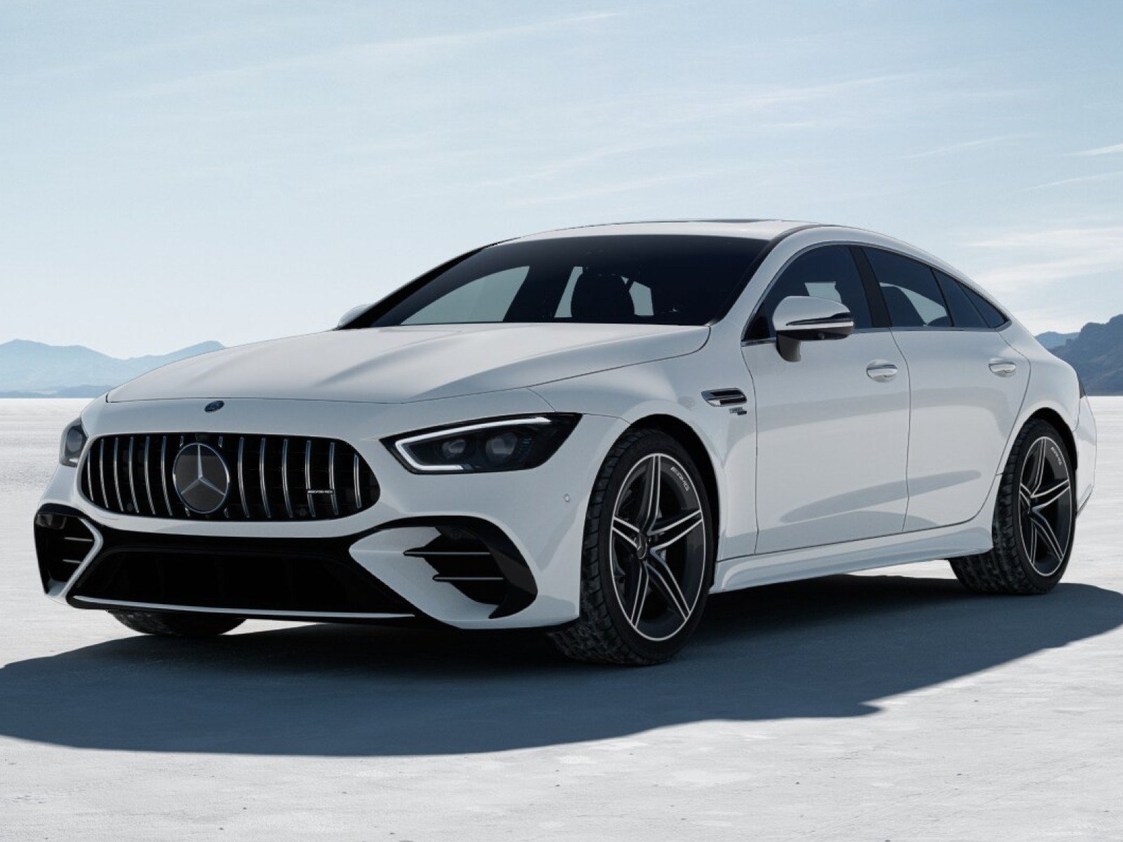 New 2026 Polar White Mercedes-Benz 4D Hatchback 4MATIC® image 2