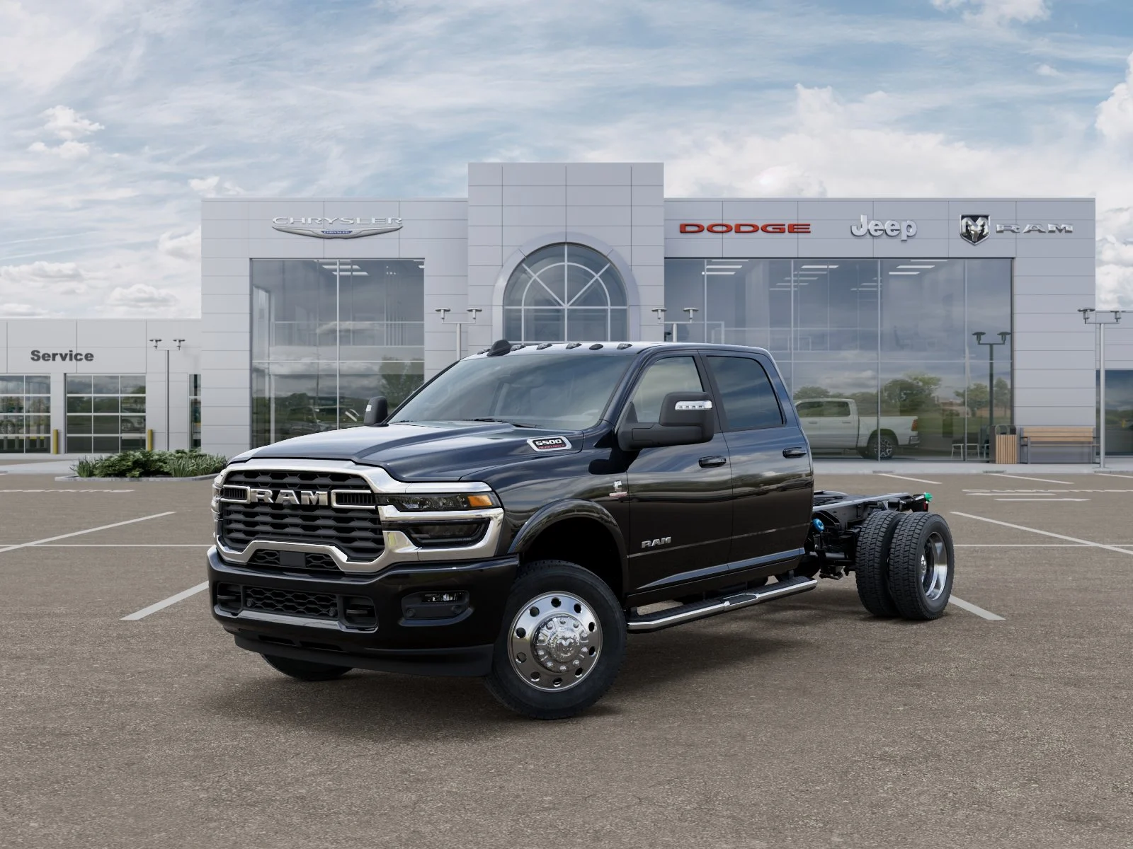 New 2026 Diamond Black Crystal Pearlcoat RAM Laramie image 55