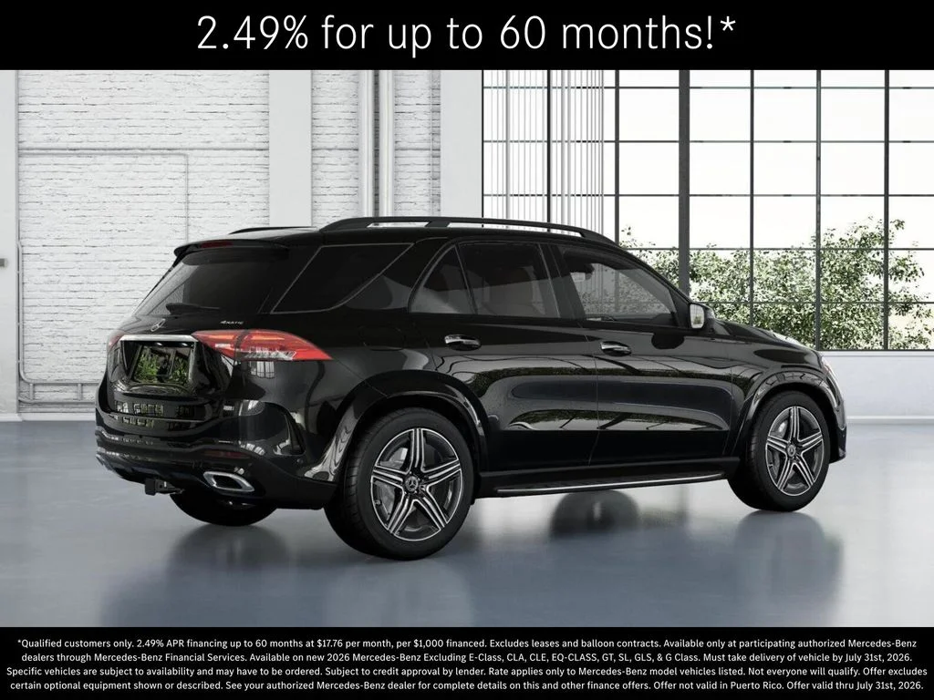New 2026 Obsidian Black Metallic Mercedes-Benz GLE 450 image 20