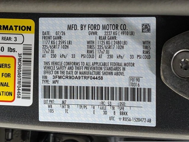 New 2026 Carbonized Gray Metallic Ford Badlands® image 51