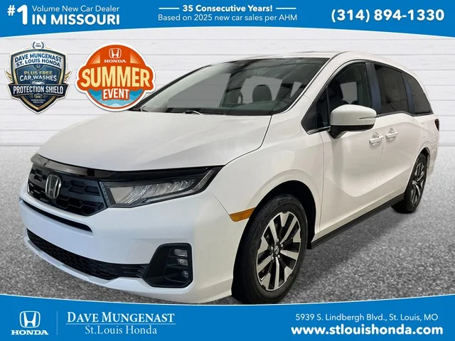 New 2026 Platinum White Pearl Honda EX-L image 1