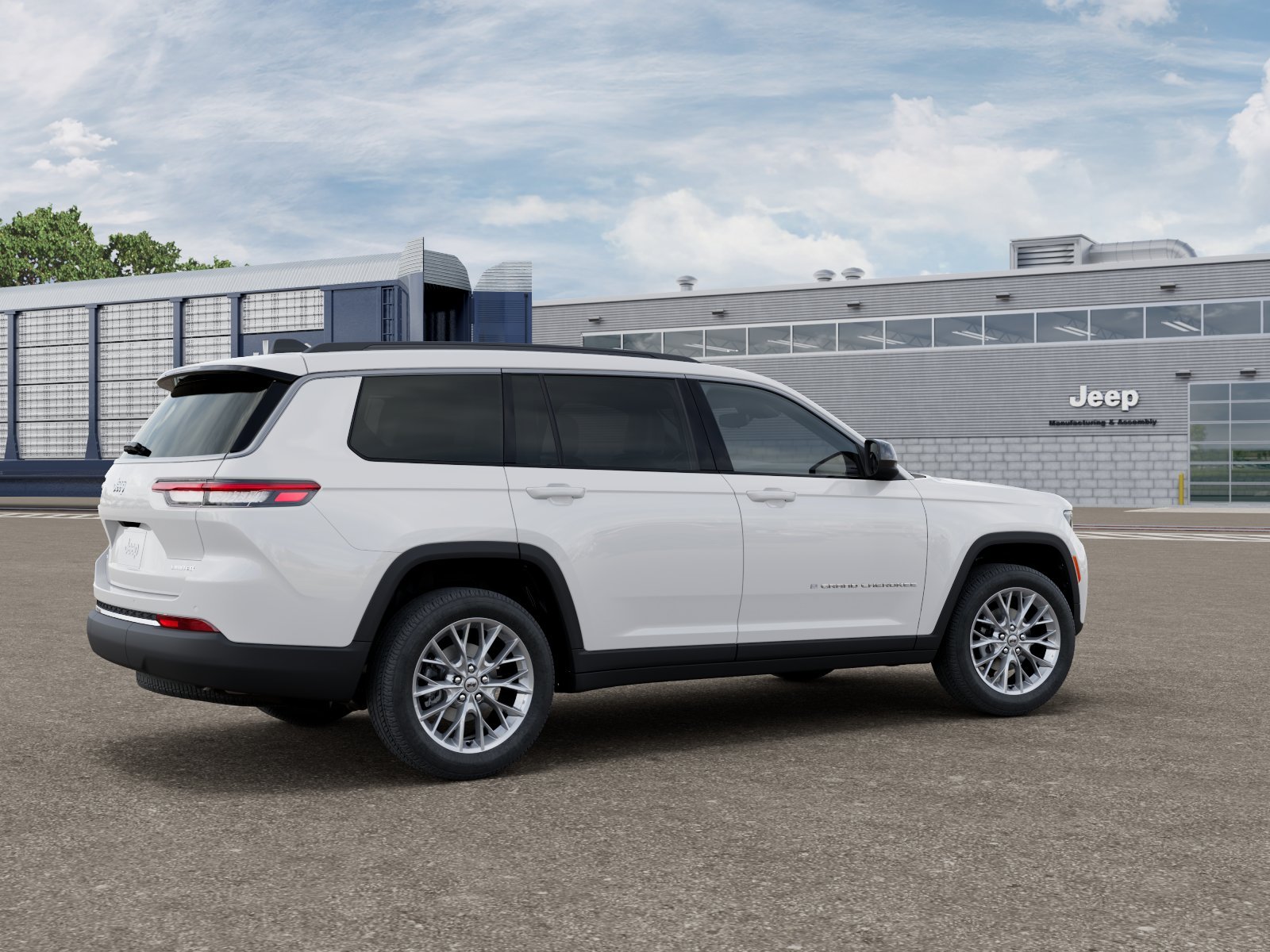 New 2027 Bright White Clear-Coat Paint Jeep Limited image 2