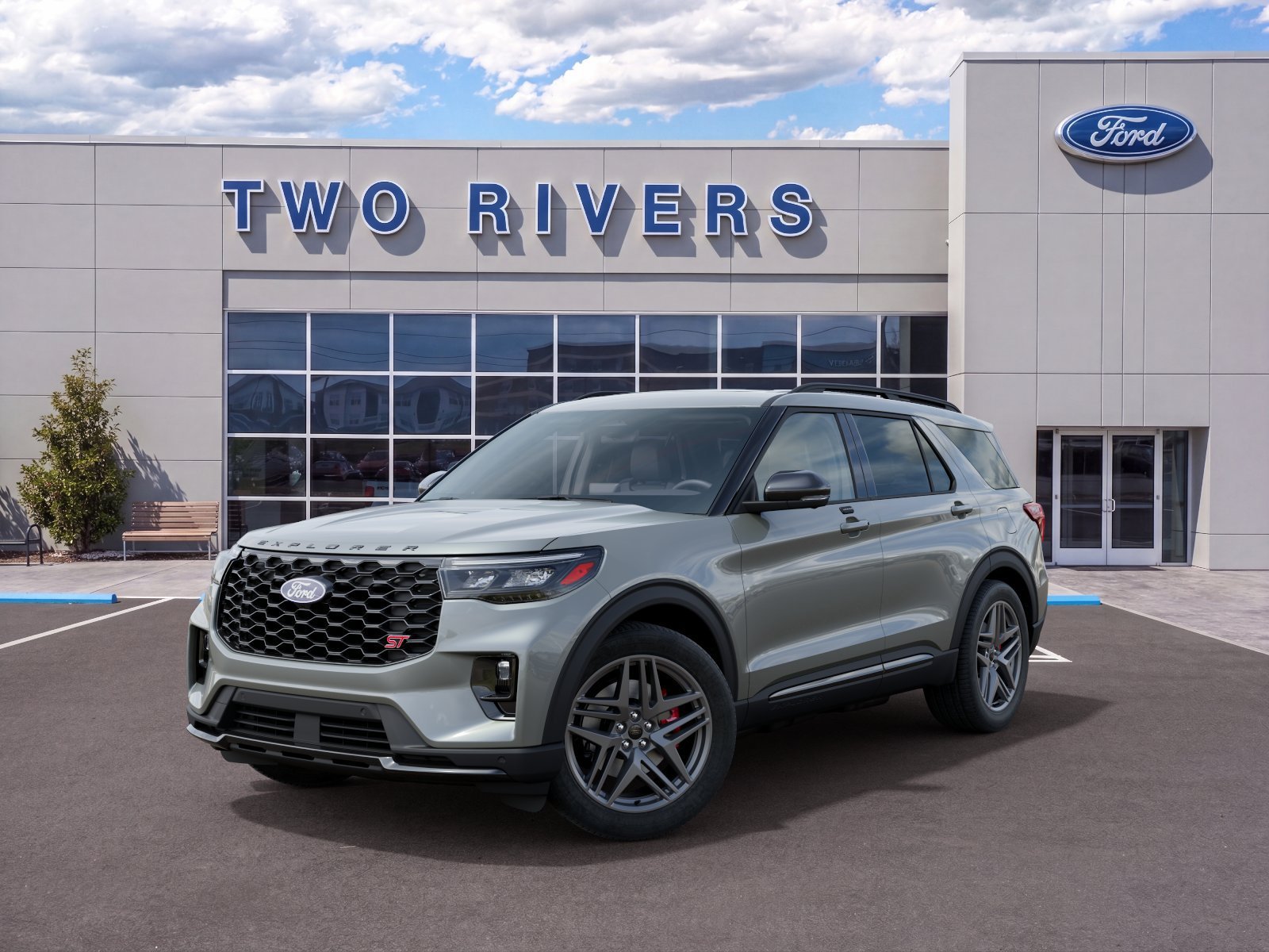 New 2027 Avalanche Gray Ford ST image 2
