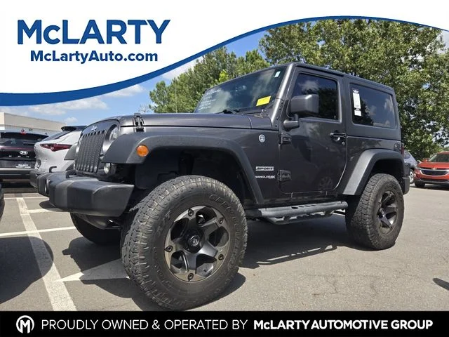 Used 2018 Gray Jeep Sport image 1