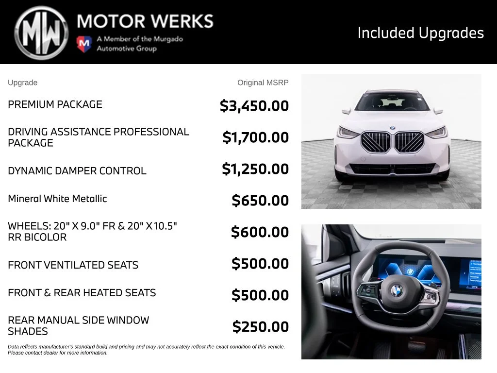 New 2026 White BMW 30 xDrive image 4