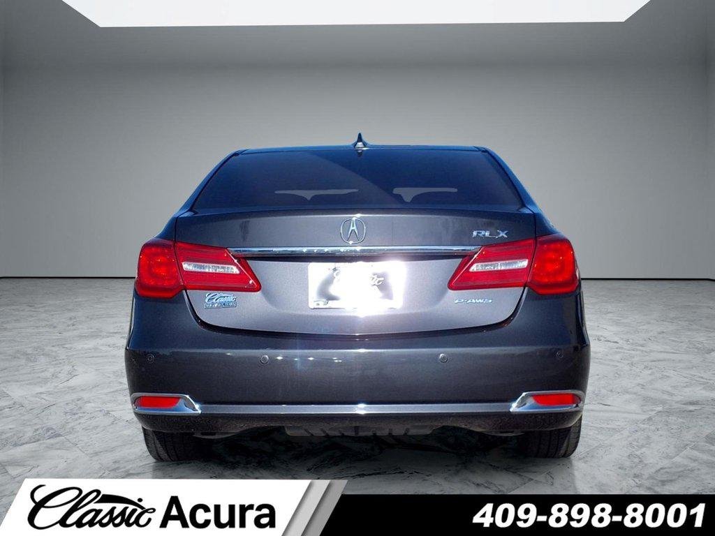 Used 2014 Gilded Pewter Metallic Acura 4dr Sdn Advance Pkg image 4
