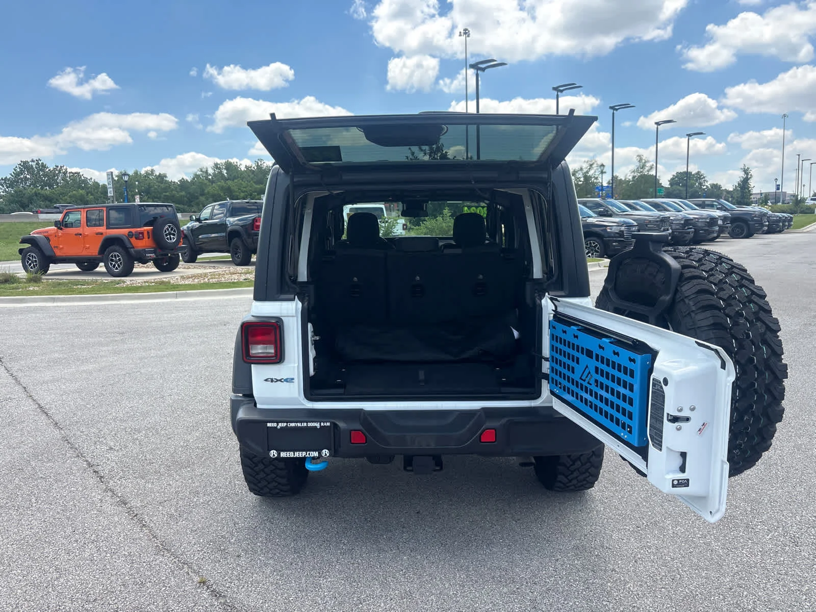 Used 2024 Bright White Clearcoat Jeep Willys image 12