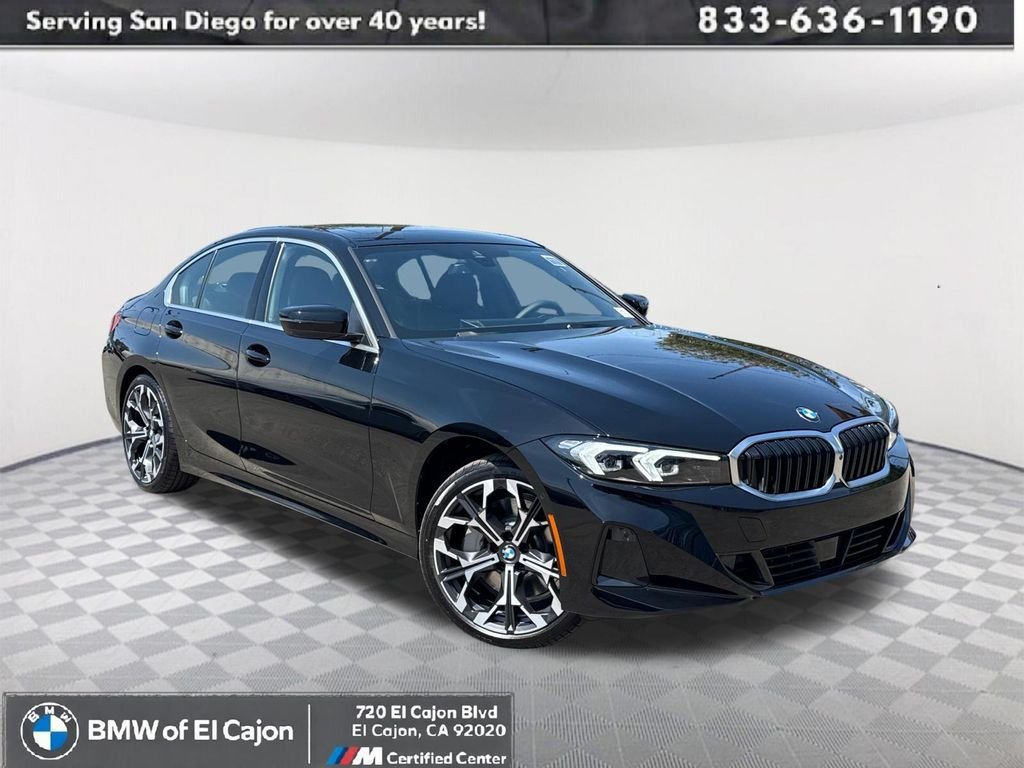New 2026 Jet Black BMW 330i image 1