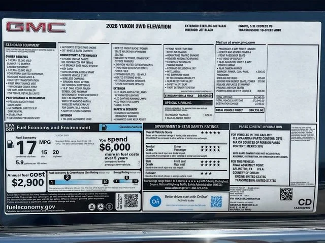 2026 GMC Yukon Elevation - Photo 21