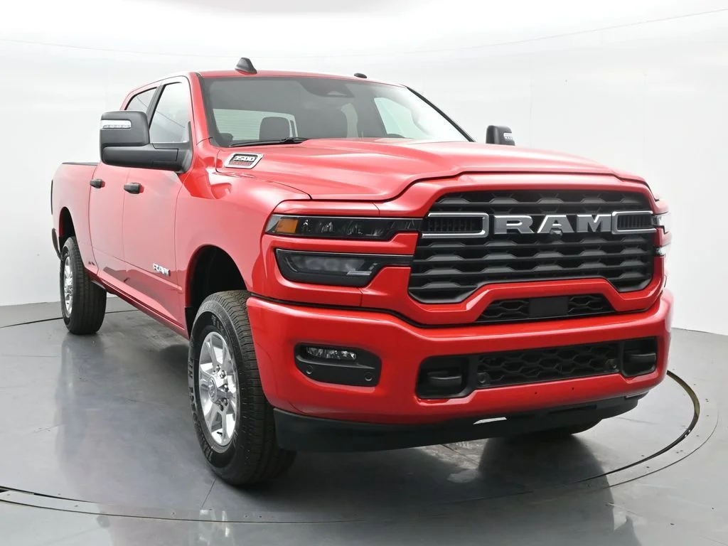 New 2026 Flame Red Clear-Coat Exterior Paint RAM Big Horn image 4
