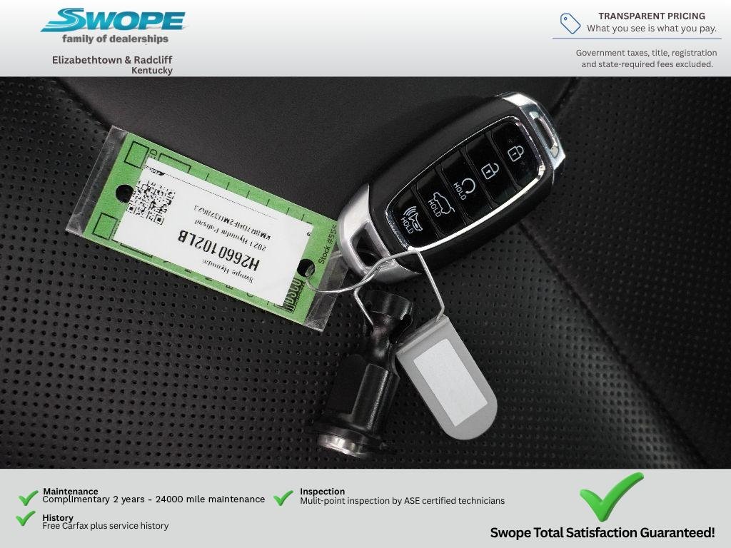 Certified Used 2021 Hyper White Hyundai Calligraphy image 31