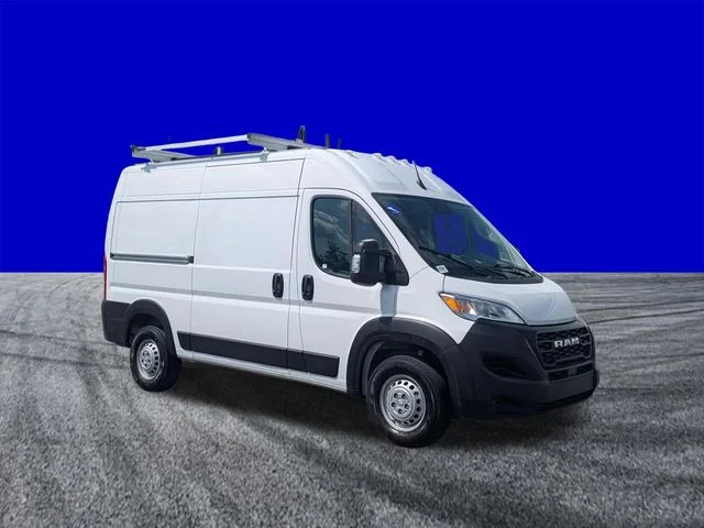 Certified Used 2025 Bright White Clearcoat Ram High Roof image 2