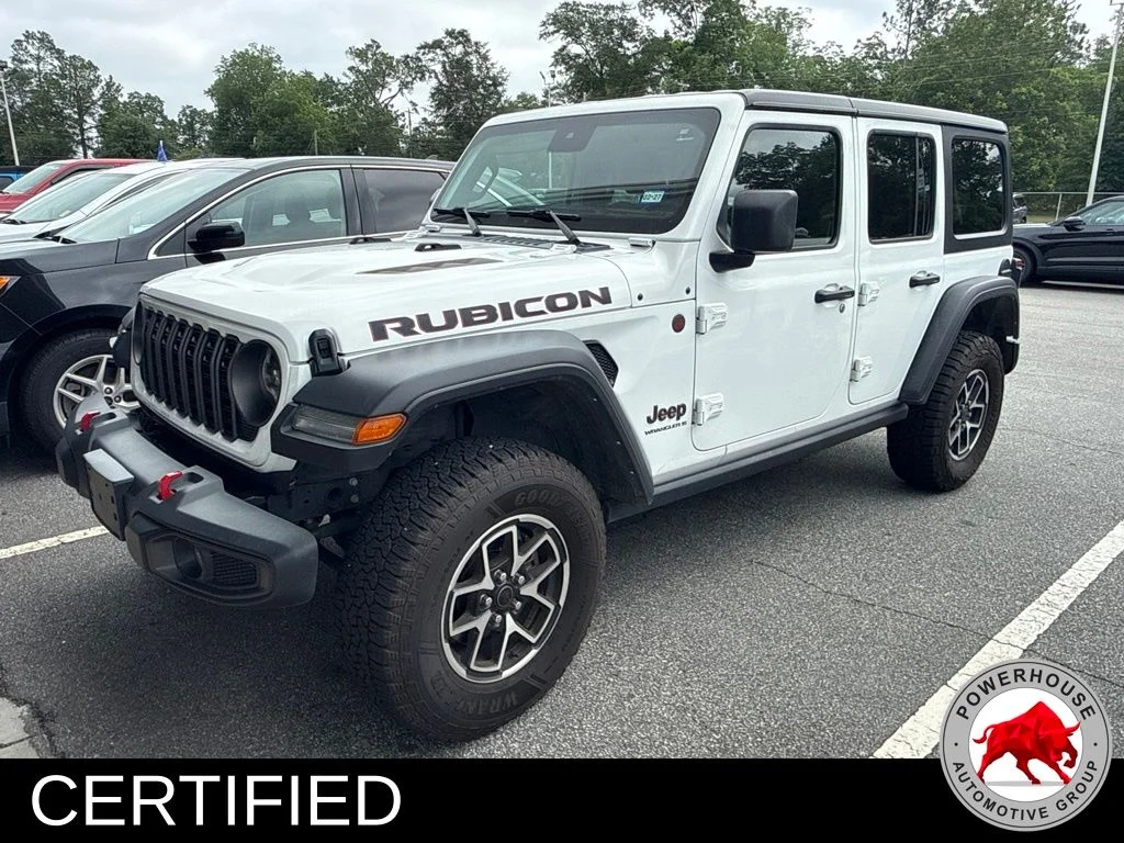 Used 2024 White Jeep Rubicon image 1