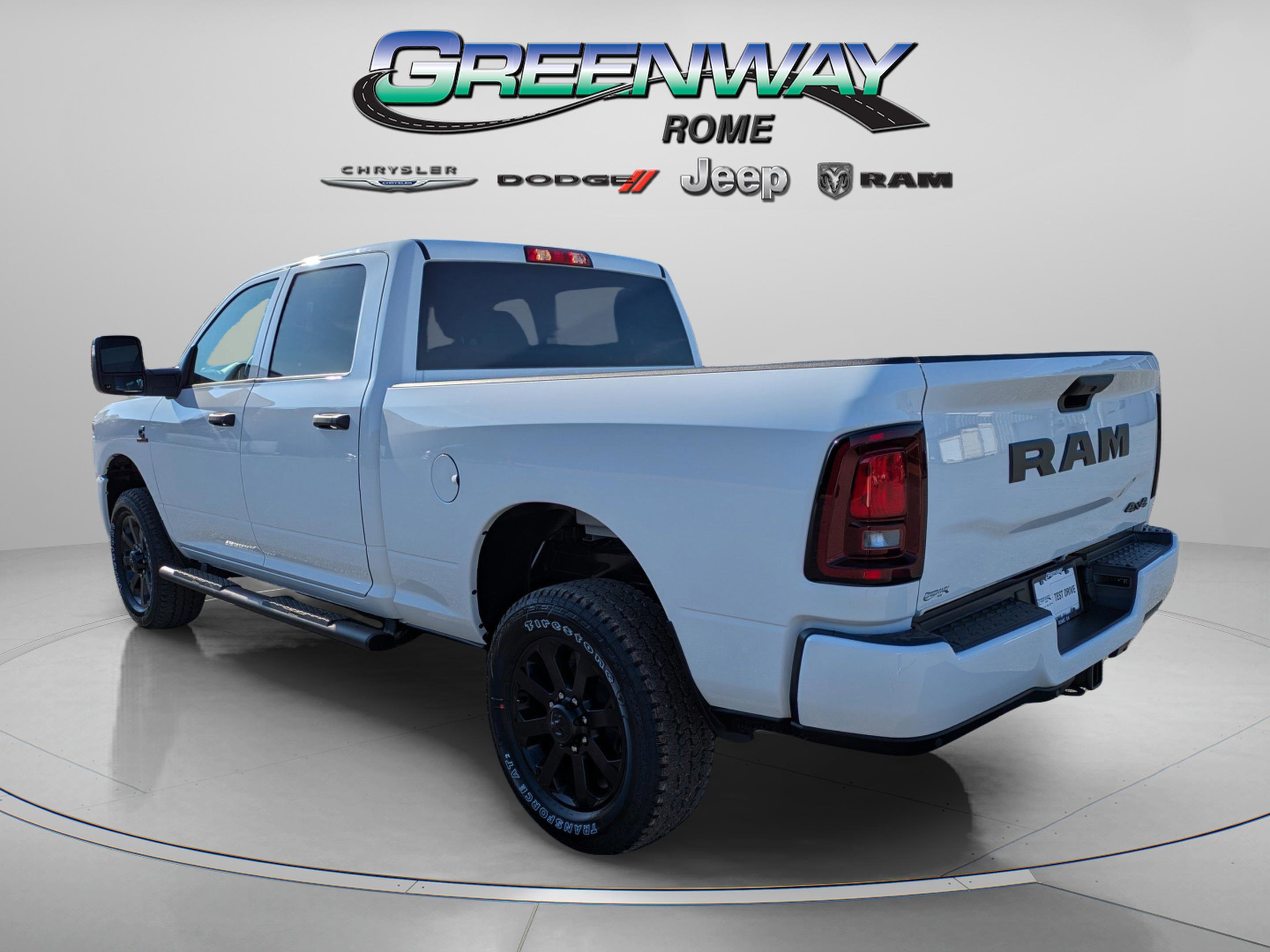 New 2026 Bright White Clearcoat Ram Black Express image 5