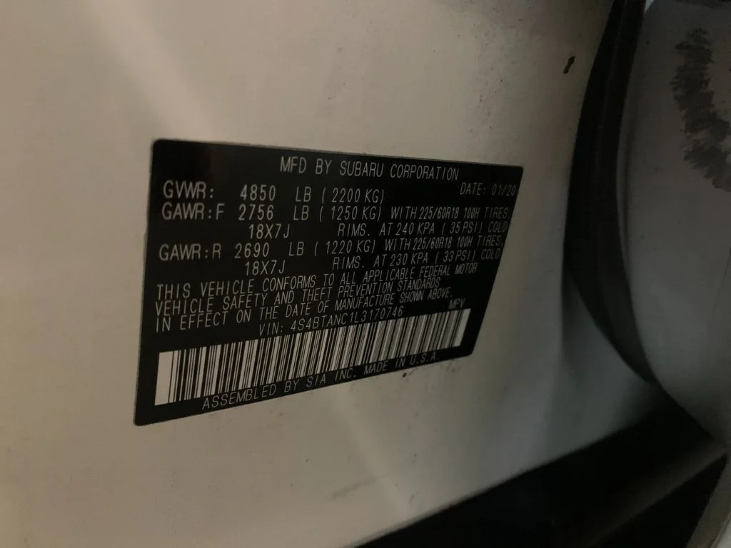 Used 2020 White Subaru Limited image 36