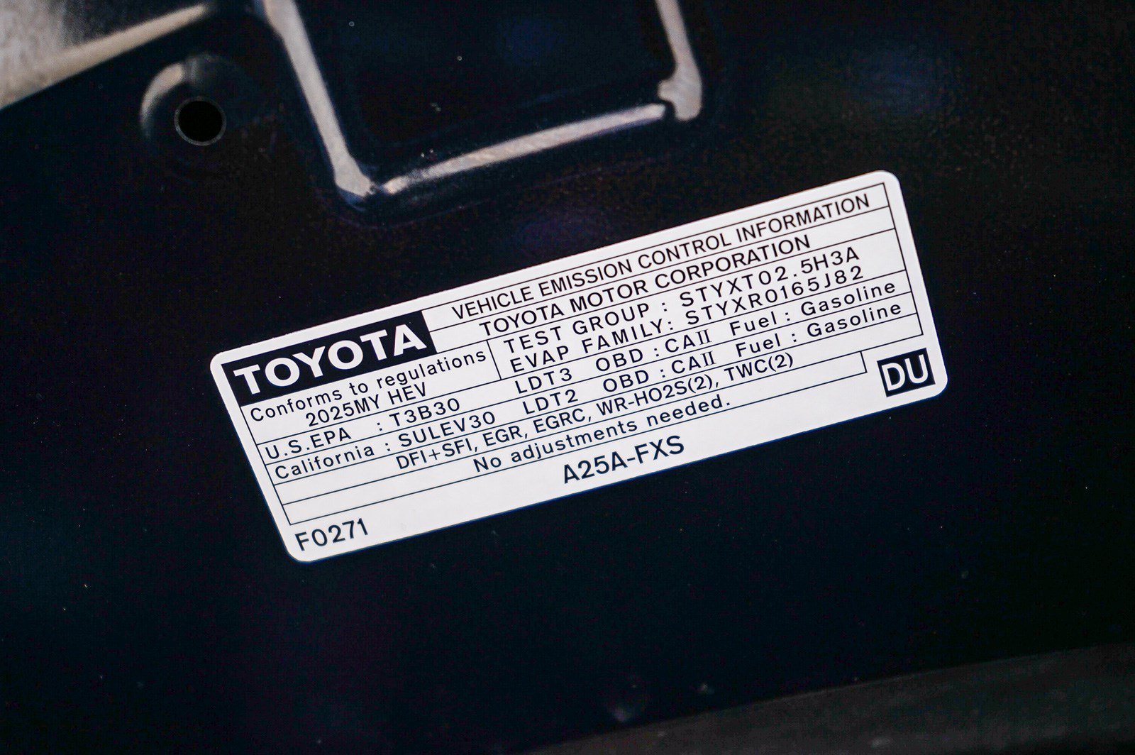 Certified Used 2025 Midnight Black Metallic Toyota Hybrid XLE image 31