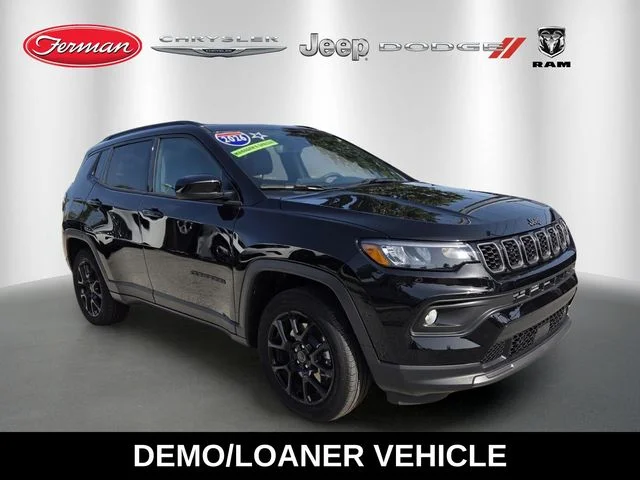New 2026 Diamond Black Crystal Pearlcoat Jeep Latitude image 1
