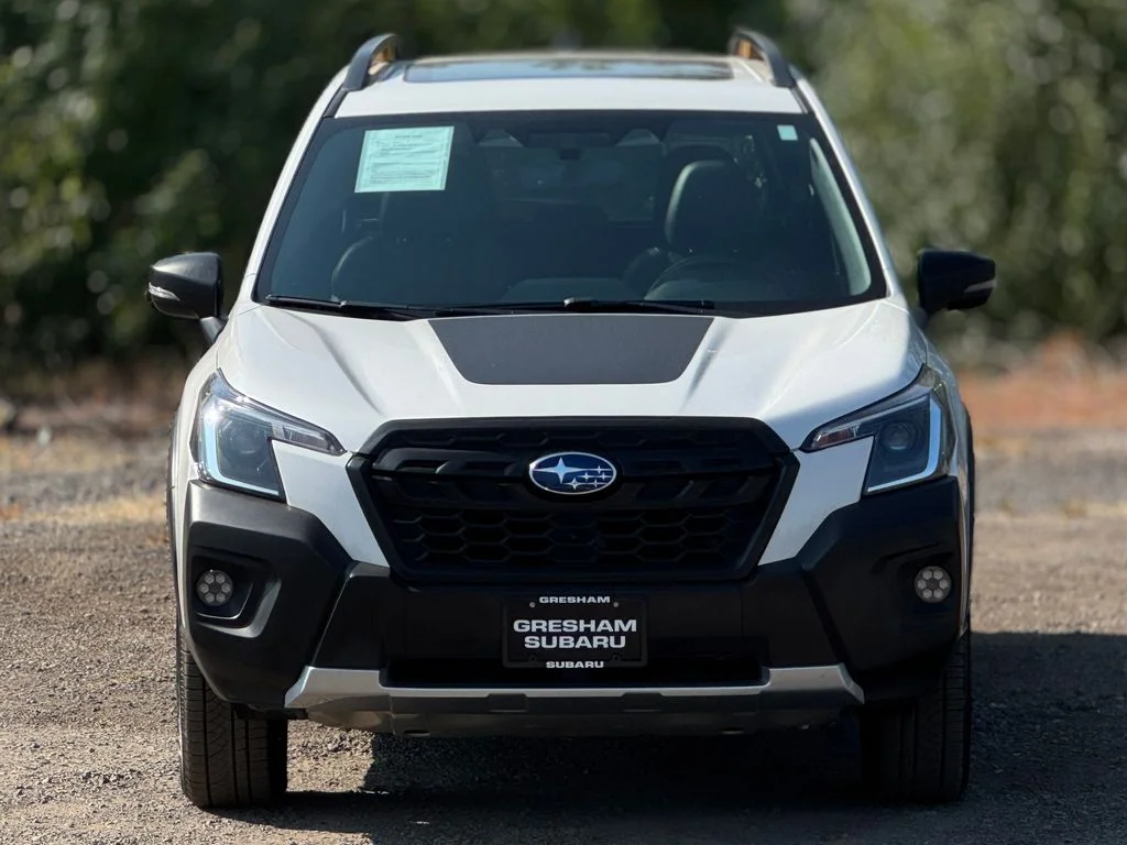 Used 2024 Crystal White Pearl Subaru Wilderness image 2