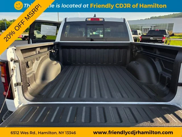 New 2026 Bright White Clear-Coat Exterior Paint RAM Laramie image 11