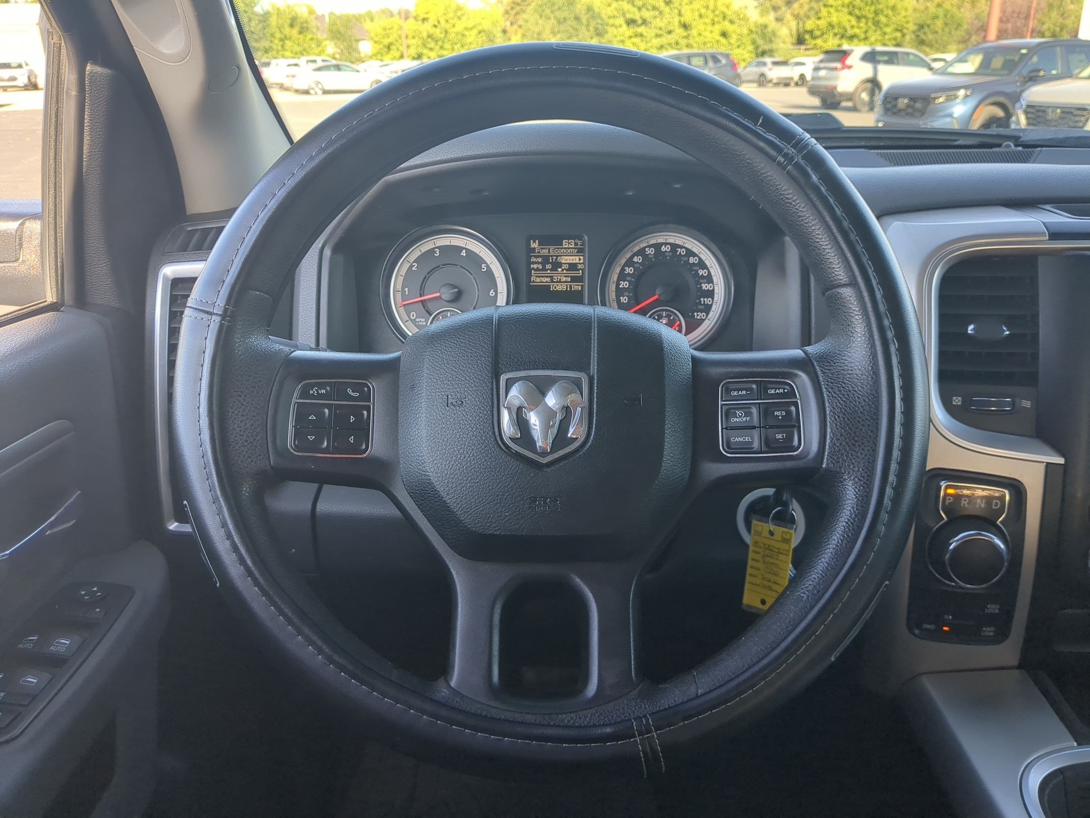 Used 2017 Granite Crystal Metallic Clearcoat Ram SLT image 16