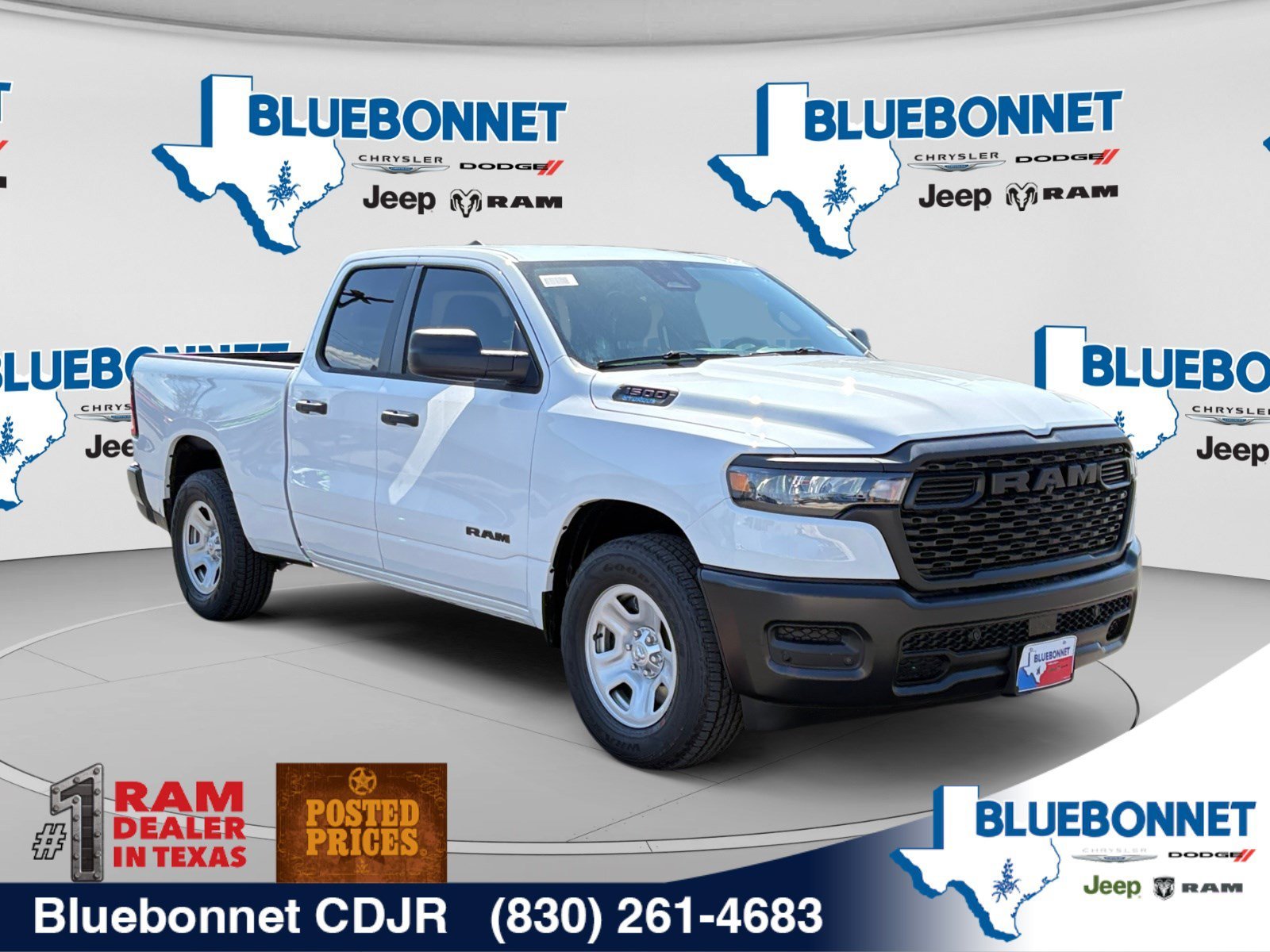 New 2026 Bright White Clear-Coat Exterior Paint RAM Tradesman image 3