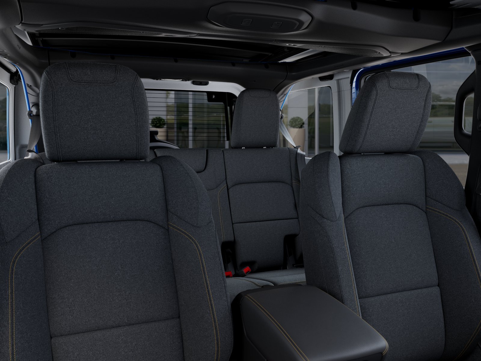 New 2026 Hydro Blue Pearl-Coat Exterior Paint Jeep Sahara image 61