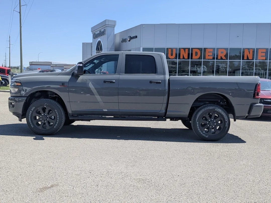 New 2026 Grey RAM Black Express - - 6.7L HO Diesel - 20 Black Wheels - 5th Wheel/Gooseneck Prep - Sport Hood & More! image 5